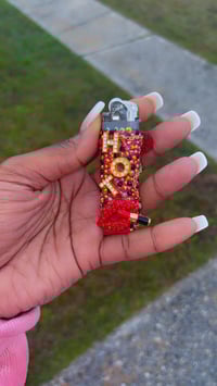 Image 1 of Red & Gold Junked Lighter