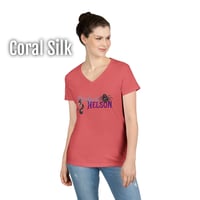 Image 2 of Bridgett Nelson Pets Logo Women's V-Neck T-shirt