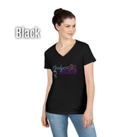 Image 5 of Bridgett Nelson Pets Logo Women's V-Neck T-shirt