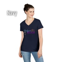 Image 1 of Bridgett Nelson Pets Logo Women's V-Neck T-shirt