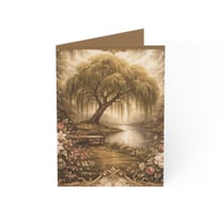 Image 1 of Willow Tree Scenic Greeting Cards — Pack of 1/10/30/50 Sympathy & Thinking of You Note Cards