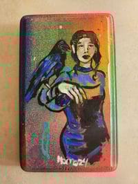 "Raven and familiar" painting