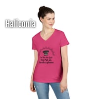 Image 1 of Speakerphone Gal Women's V-neck T-shirt