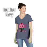 Image 2 of 'Too Sweet' Cupcake Women's V-Neck T-shirt 