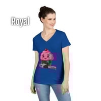 Image 7 of 'Too Sweet' Cupcake Women's V-Neck T-shirt 