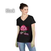 Image 10 of 'Too Sweet' Cupcake Women's V-Neck T-shirt 