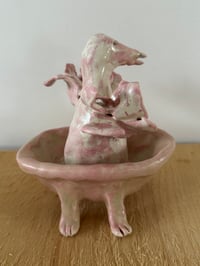 Image 3 of Clay: The Goose in a pink bathtub