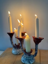 Image 7 of Clay:Candlelabra pair [sold as a pair]