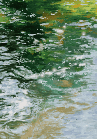 Image 1 of Sparkles of light on water, A3