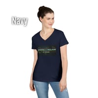 Image 7 of Bridgett Nelson Horror Logo Women's V-Neck T-shirt