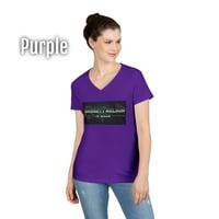 Image 10 of Bridgett Nelson Horror Logo Women's V-Neck T-shirt