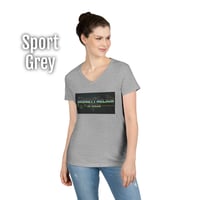 Image 12 of Bridgett Nelson Horror Logo Women's V-Neck T-shirt