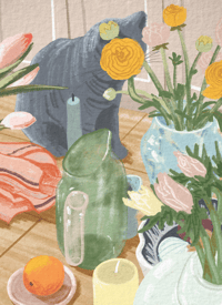 Image 1 of Stilllife Spring, A3