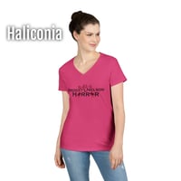 Image 4 of BN Horror Tarantula Logo Women's V-Neck T-shirt