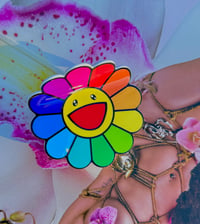 Image 1 of murakami flower hairclip