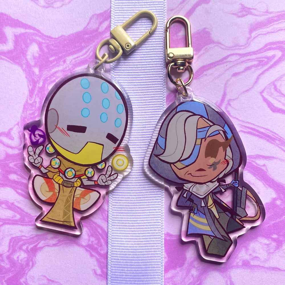 Image of OW SUPPORT KEYCHAINS
