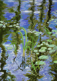 Image 1 of Pattern of reflections, A3