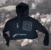 Image 1 of Medieval Cropped Hoodie-XS- 2