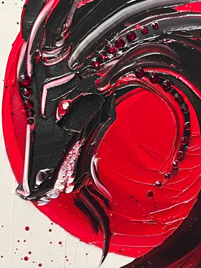 “Serpentine Spirit” - 8”x16” oil on canvas ready to ship TODAY!