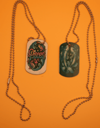 Image 2 of Zodiac Symbol Dog Tags Necklace- Page 1