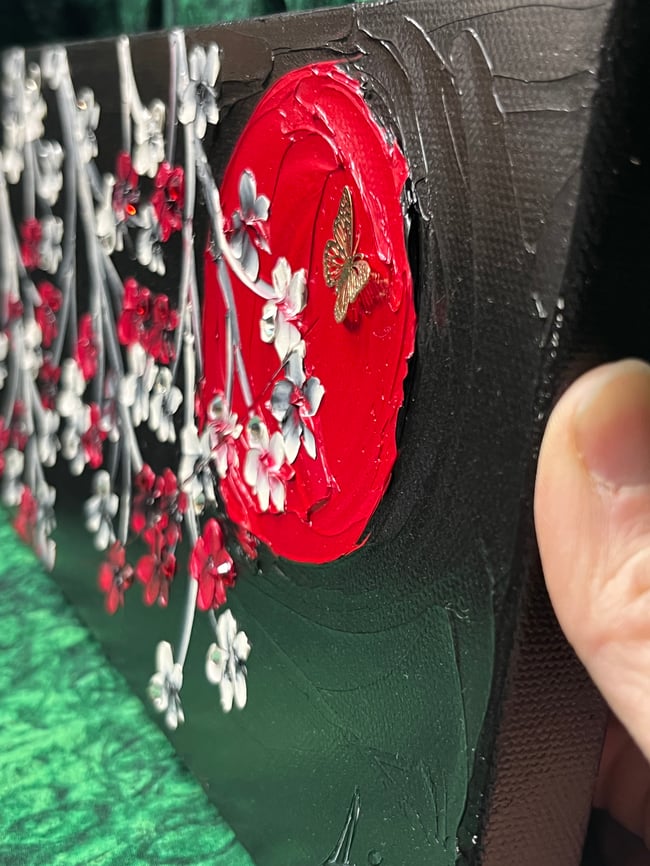 “A Rich Transformation” - 6”x12” oil on canvas, ready to ship TODAY!