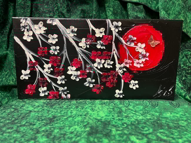 “A Rich Transformation” - 6”x12” oil on canvas, ready to ship TODAY!