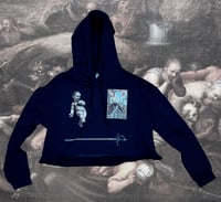 Image 1 of Medieval Cropped Hoodie-Small 2