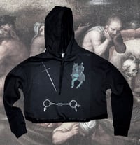 Image 1 of Medieval Cropped Hoodie-Small 3