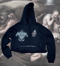 Image 1 of Medieval Cropped Hoodie-Medium 3