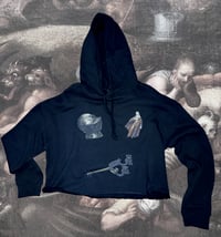 Image 1 of Medieval Cropped Hoodie-Large 1