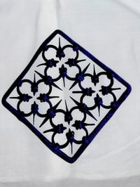 Image 4 of Medieval Cropped White Button Down- Large 4