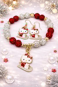 Image 1 of Christmas Hello Kitty jewelery sets