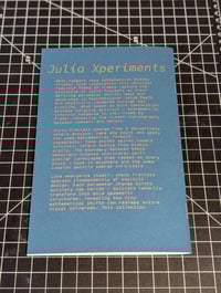 Image 2 of Julia Xperiments Zine
