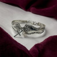 Magnolia cross bracelet