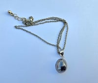 Image 1 of Sphalerite oval pendant sterling silver