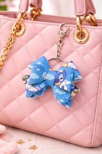 Image 1 of Gold & Silver Stitch Buddie Bow Charms (Purse not included)