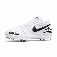 Image 1 of Men’s Jordan 1 Low “GOD DID” Cleats