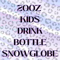 Image 1 of 20OZ SNOWGLOBE DRINK BOTTLE
