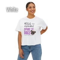 Image 13 of Spare the Dogs (Pug) Women's Boxy Tee