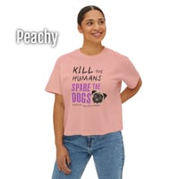 Image 7 of Spare the Dogs (Pug) Women's Boxy Tee