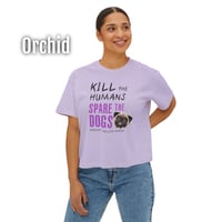 Image 11 of Spare the Dogs (Pug) Women's Boxy Tee