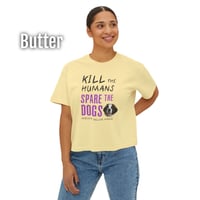 Image 3 of Spare the Dogs (St. Bernard) Women's Boxy Tee