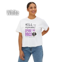 Image 9 of Spare the Dogs (St. Bernard) Women's Boxy Tee