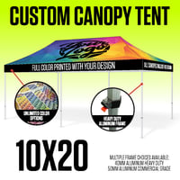 Image 1 of 10X20 CUSTOM CANOPY