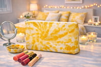 Image 1 of Sunburst Honey Tie-Dye Cosmetic Pouch