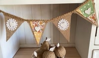 Image 2 of Hand-Created Rustic Bunting #46