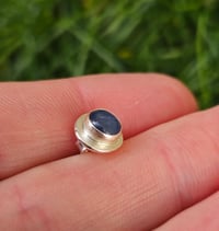 Image 6 of Mens Stud Earring with Kyanite Gemstone ( custom order for customer I) 
