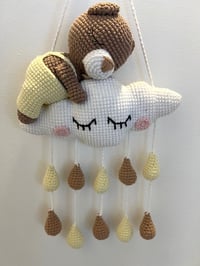 Image 3 of Dreamy Bear on Cloud Wall Hanging