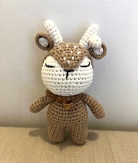 Image 2 of Small Amigurumis Deer with scarf 