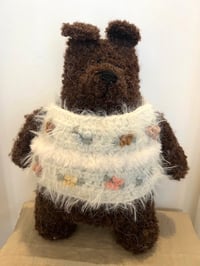 Image 1 of Milo the Bear – A Hug in Soft Brown Yarn
